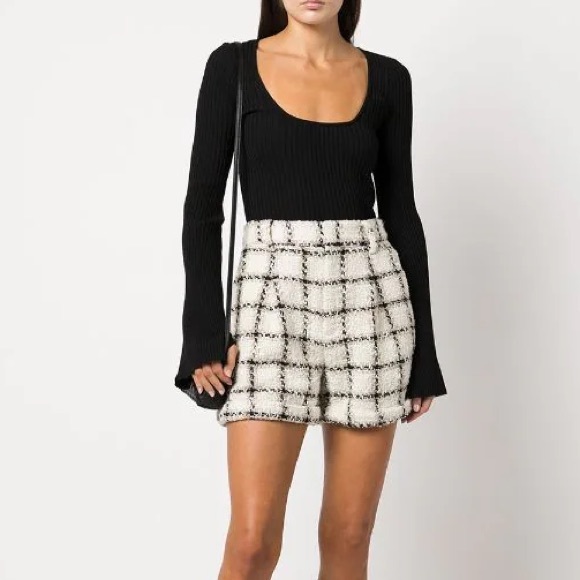 NWT Anine Bing Ribbed Scoopneck Sweater - Picture 1 of 8